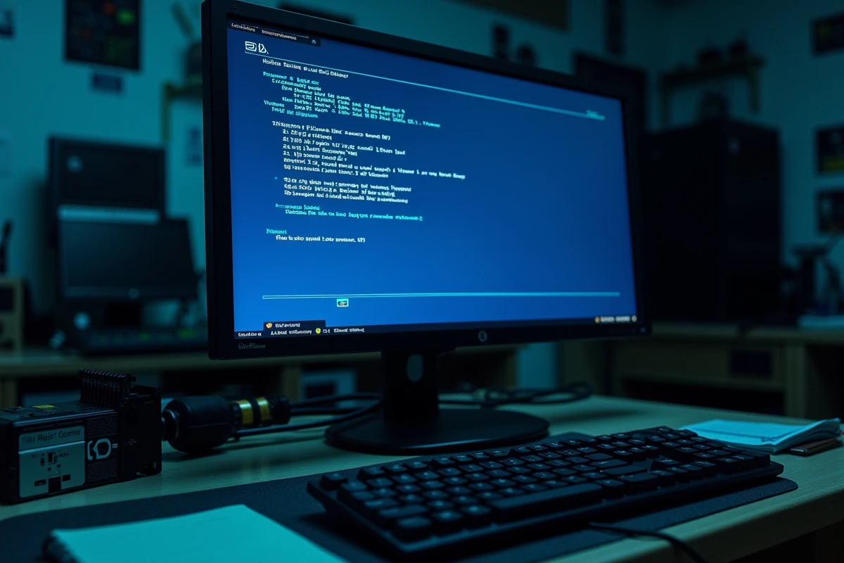 Écran BIOS d'un ordinateur HP affichant les options de mode de démarrage UEFI et Legacy pour configuration
